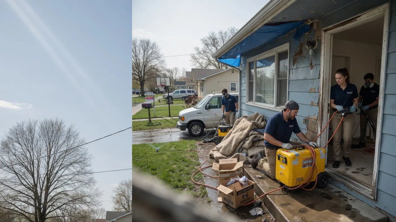 Basement Flood Cleanup in New Middletown, OH near me